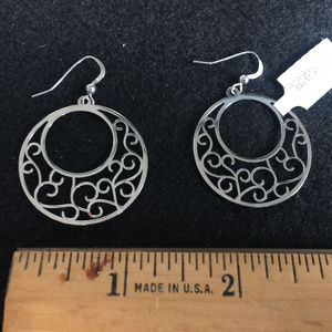Beaunio 925 Sterling Silver Dangling EarringS NWT